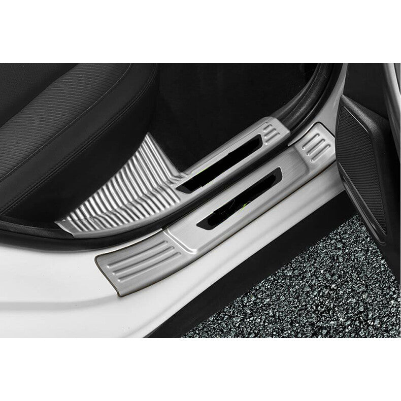 for Hyundai Sonata 2020-2023 Silver steel Door Sill Cover Scuff Plate Guard Trim