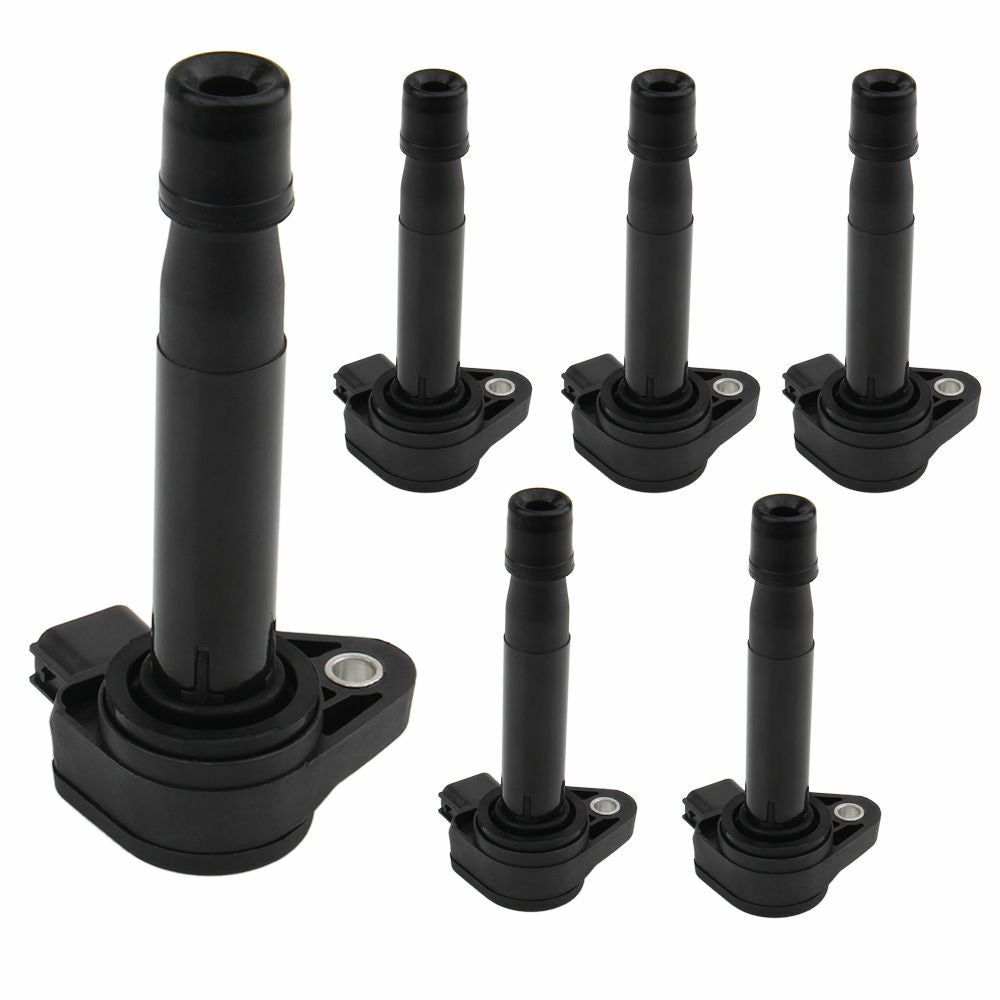 Set of 6 Ignition Coils on Plug Pack for 99-09 for Honda for Acura 3.0 3.2 3.5L V6 UF242