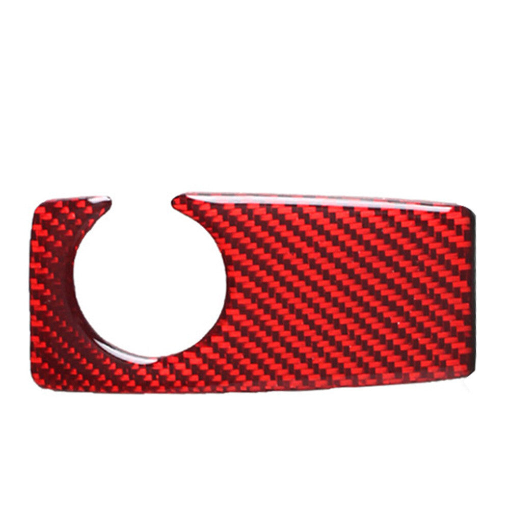 Red Carbon Fiber Gear Shift Deocoration Cover Trim for BMW 5Series F10 2011-2017