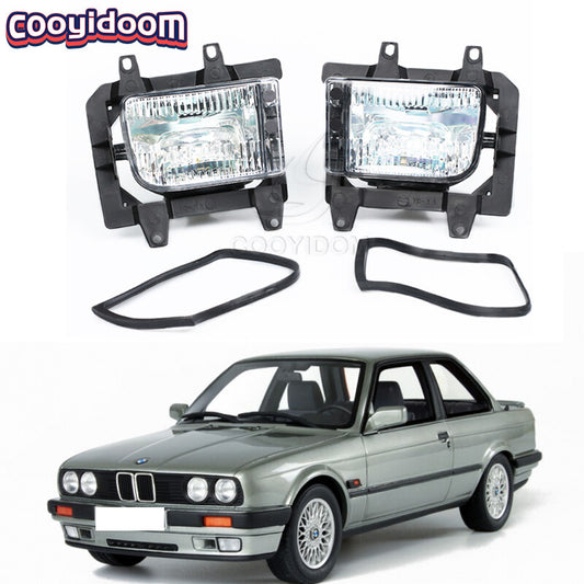 For 1982-94 for BMW E30 318i 318is 325i Front Bumper Fog Light Driving Lamp LHRH