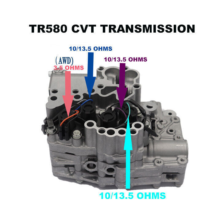 Torque Converter Lock-Up Solenoid for Subaru Outback Legacy Lineartronic TR580