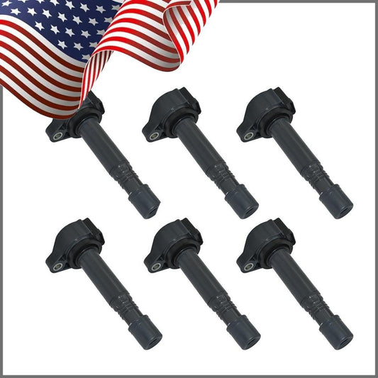 6pcs Ignition Coil for Acura MDX RLX for Honda Accord Odyssey Pilot 30520-5G0-A01