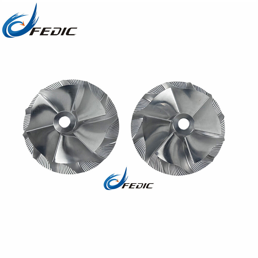 MFS Twin Turbo compressor wheel VB22 VB23 for Toyota Landcruiser V8 D 1VD-FTV