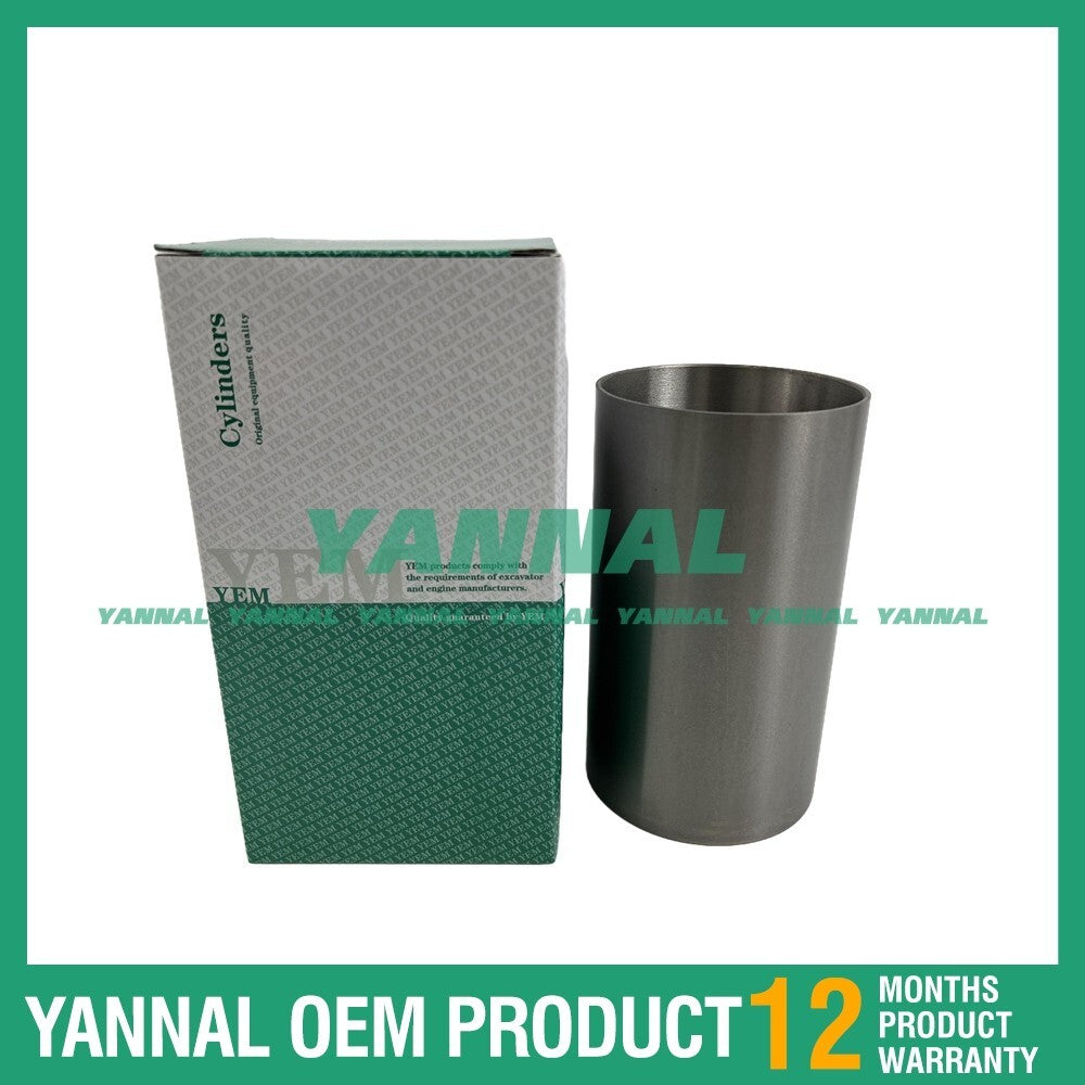 Four new 4HE1 cylinder liners for Isuzu diesel engines.