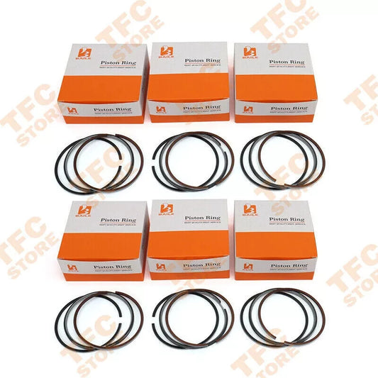 Piston Ring Set for Hino W04D WO4D W06E WO6D Engine Parts 6 Sets 104mm2.5+2+5
