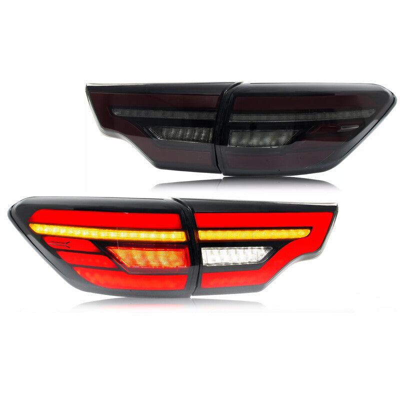 LeftRight for Toyota Highlander 2015-2019 LED Sequential Black Tail Lights
