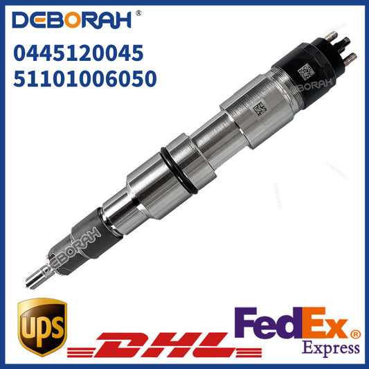 New Diesel Common Rail Injector 0445120045 51101006050 for MAN TGA TGL TGM