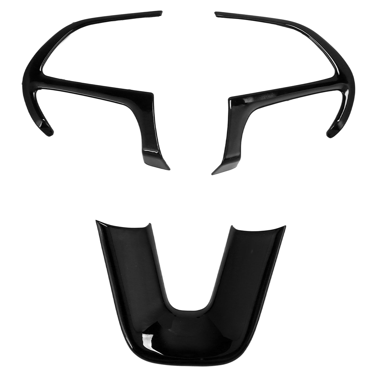 Steering Wheel Cover Trim 3 Pcs Steering Wheel Frame For Car Interior