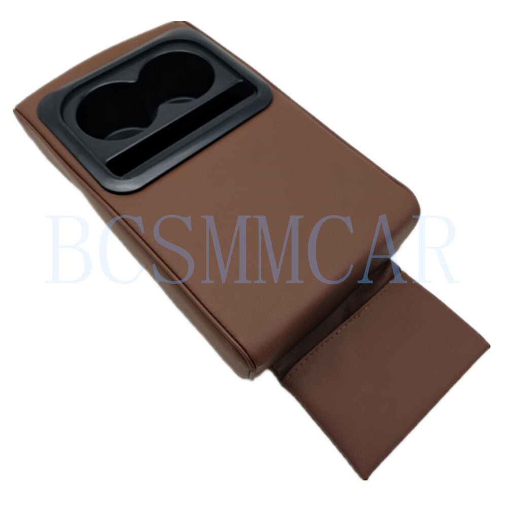 Car Armrest Pad Cover Center Console Box Cushion Protector With Cup Holder