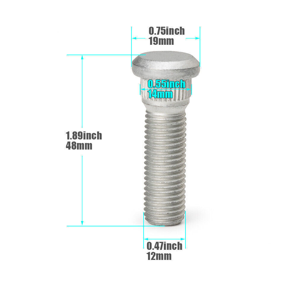2X 90942-01058 Wheel Lug Stud +Nut for Toyota for SIENNA for LEXUS SC300 New 90942-02049