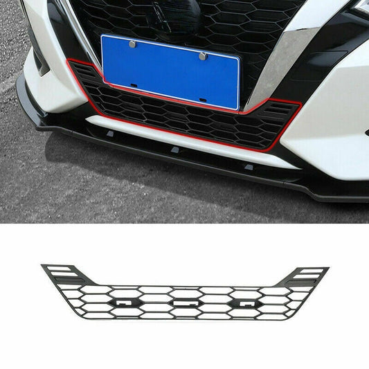 for Nissan Sentra 2020-23 Matte Black Front Lower Bumper Honeycomb Grill Grille