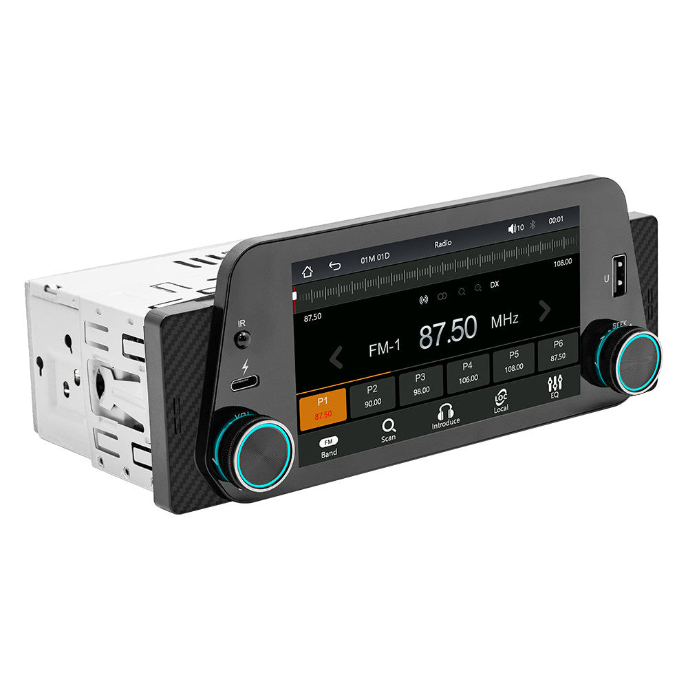 Single Din For Apple Carplay Android Auto Car Stereo Radio Bluetooth MP5 Player