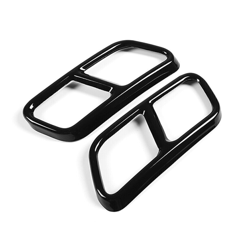 Exhaust Muffler Pipe Tip Tailpipe Cover Trim for Benz S Class W221 W222 2010-17