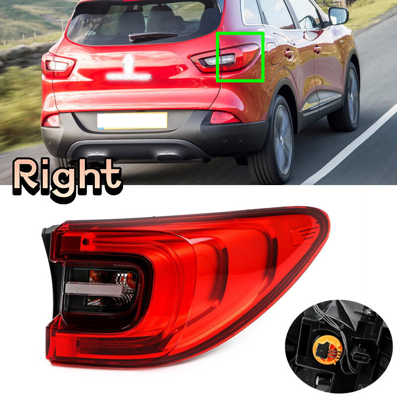 Right LED Tail Lamp Back Lens for Renault for Kadjar Rear Light 2015-2019 1PCS