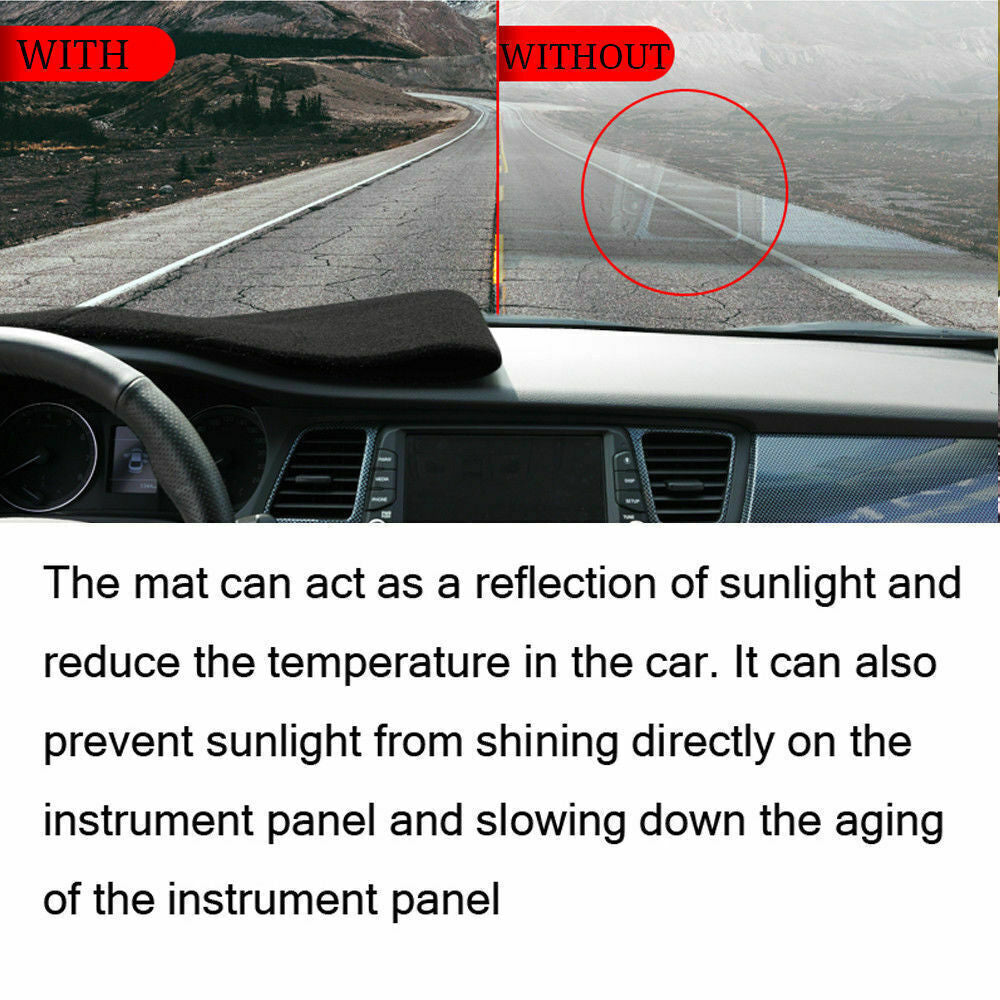 1X Inner Dashboard Dash Mat Non-slip DashMat Sun Shade for Tesla Model X 16-2019