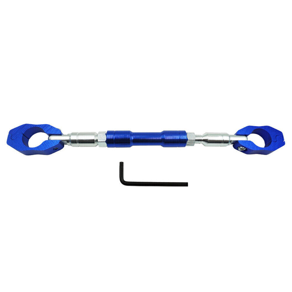 22mm Motor ATV Bike Handlebar Balance Cross Bar Strengthen Lever w/ Wrench Blue