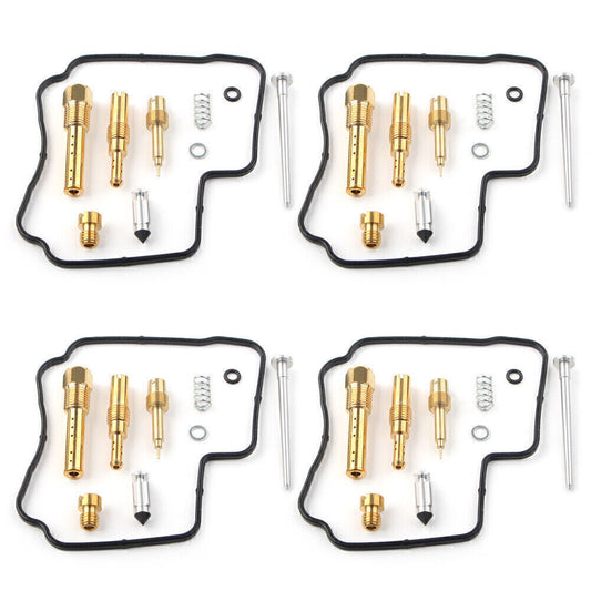 Carb Carburetor Rebuild Repair Kits 4 Sets Fit for Honda CBR250 MC14 MC17 MC19 CBR