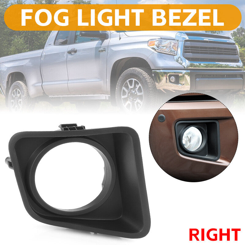 Fog Light Bezel Lamp Trim Cover Front Right Side for Toyota Tundra 2014-2021 US