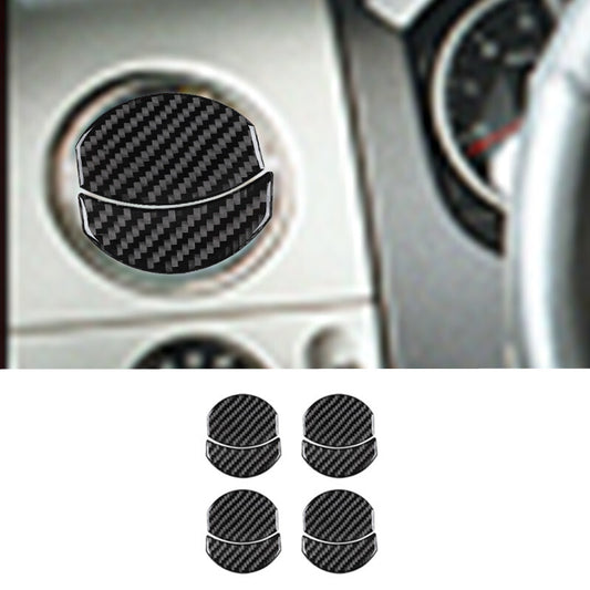 8Pcs Carbon Fiber Air Vent Outlet Panel Trim Cover for Ford F150 2004-2008