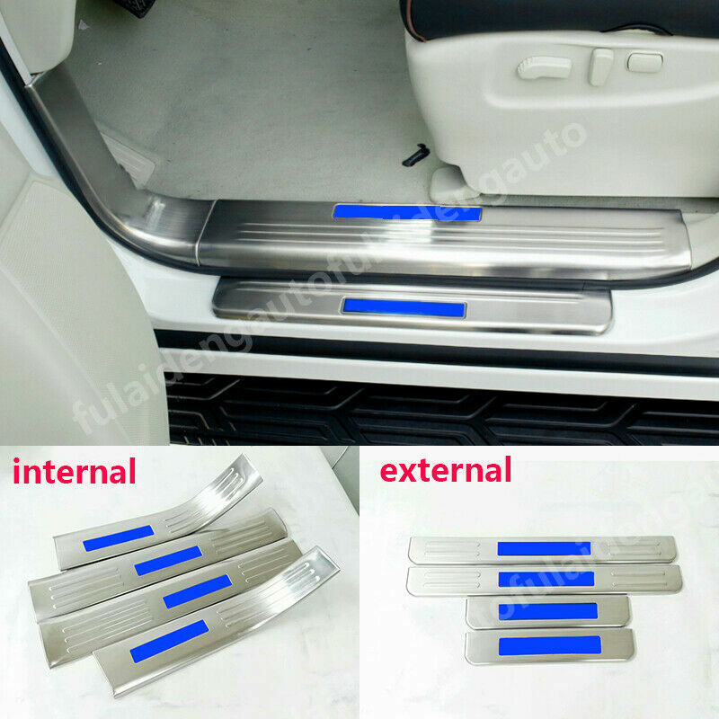 Door Sill Scuff Guard Plate Threshold Cover for Nissan Armada Patrol Y62 2017-19