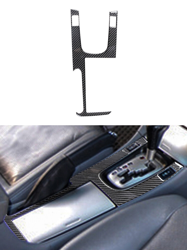 Central Gear Shifter Trim Panel Interior Carbon Fiber for Acura TSX 2003-2008