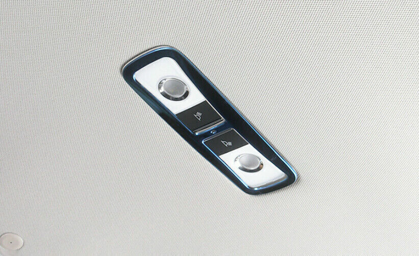 Front Reading Lamp Frame Cover Trim for Honda Accord 9th 2014-2017 Blue Titanium