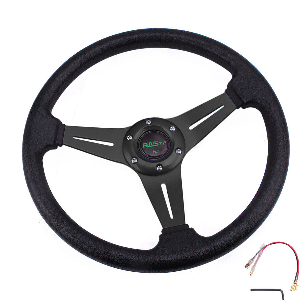 Racing Car Steering Wheel + Short Hub Adapter Boss Kit for Honda for Civic EG 90-97