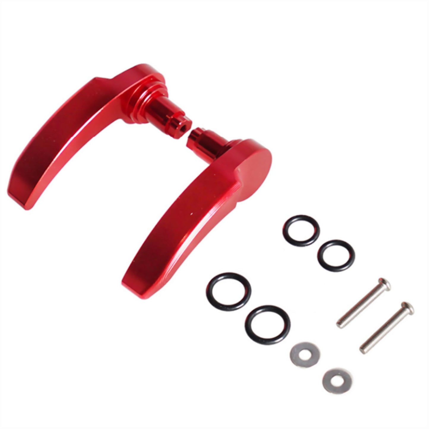 Motorcycle Saddlebag Latch Lever Lid Lifter Red For CVO Limited FLHTKSE 2014