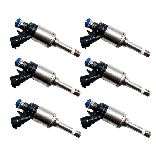 6-pack of fuel injectors 84512135 16600-5CA0A for Infiniti Q60 2017-2021, premium quality.
