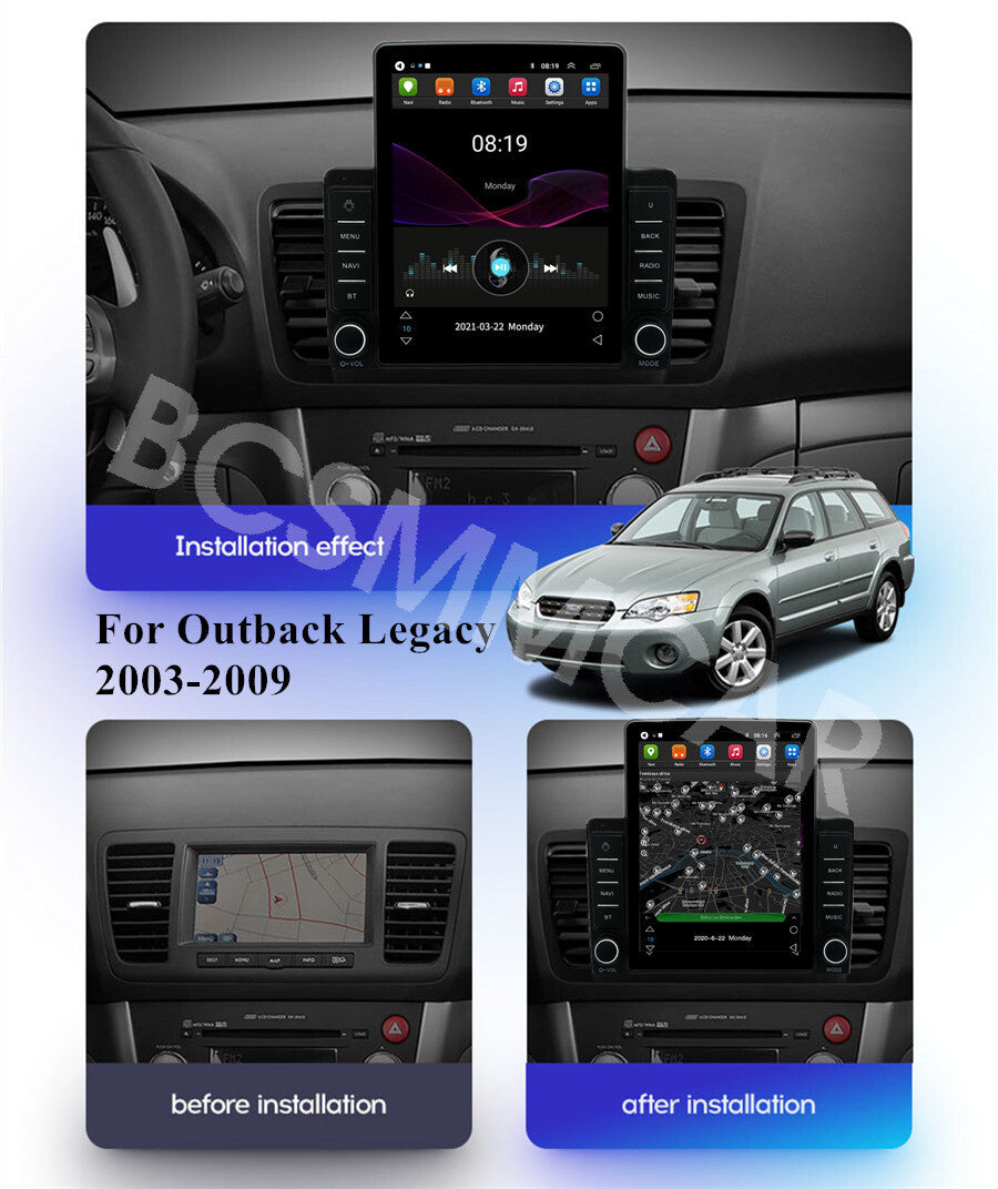 Fit for Subaru Outback 2003-2009 Android 13 Car Stereo Radio GPS For CarPlay