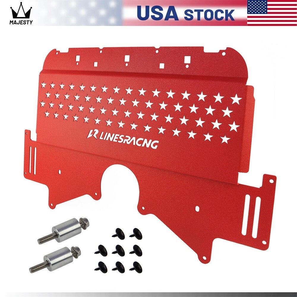 Oil Cooler Skid Plate for BMW for BMW G80 G82 M3 M4 G87 M2 2021-2024 Aluminum Red
