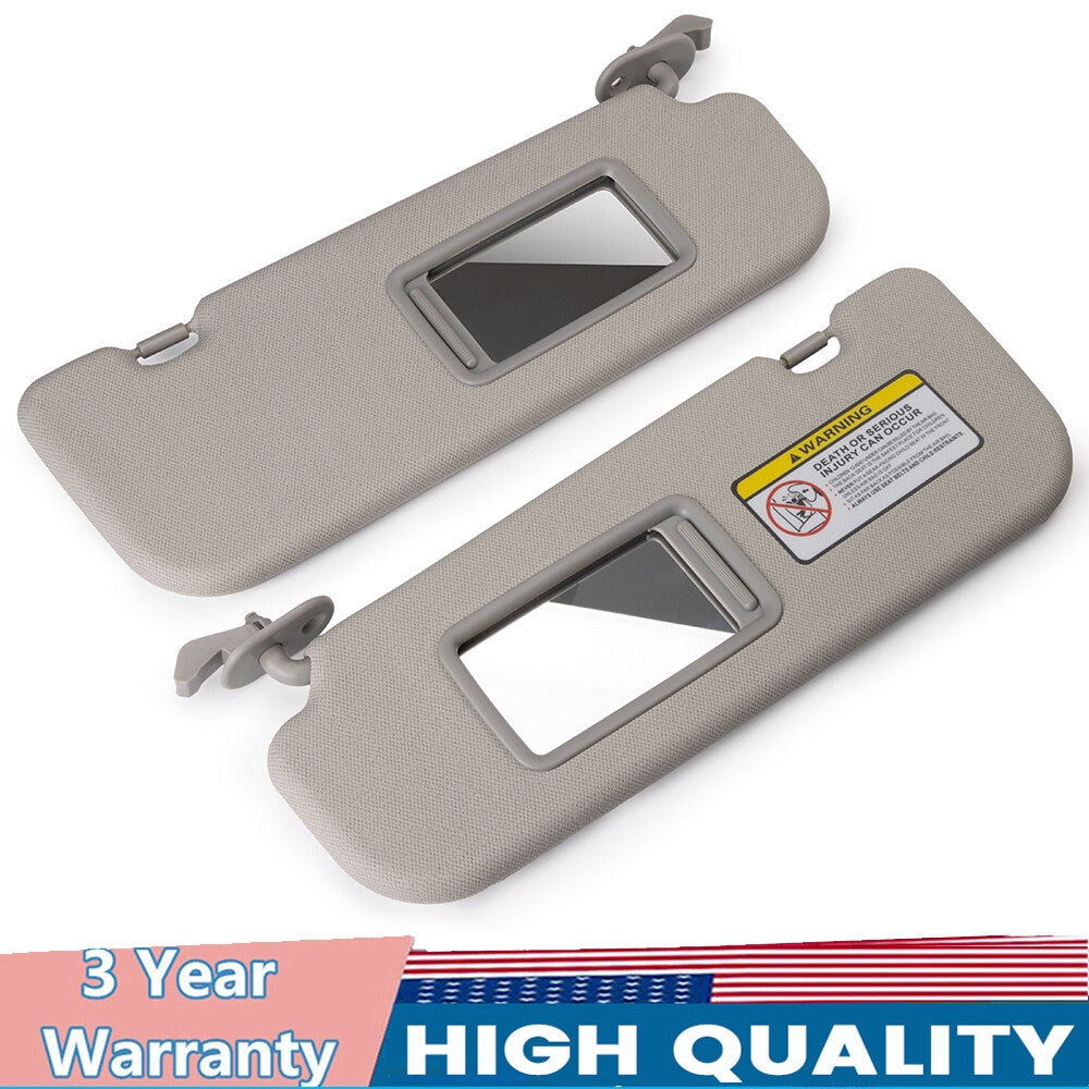 2 Sun Visor Grey LH Right Grips for Hyundai for Elantra MD 11-15 GL 852103X000TX 852203X000