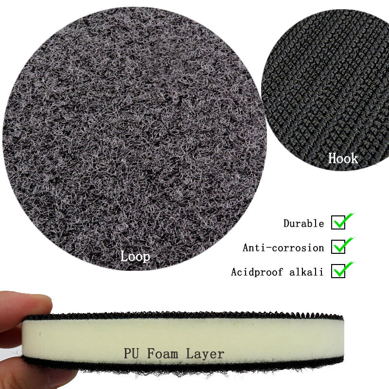 5-inch hook and loop soft sponge cushion, interface cushioning pad, soft sand pad