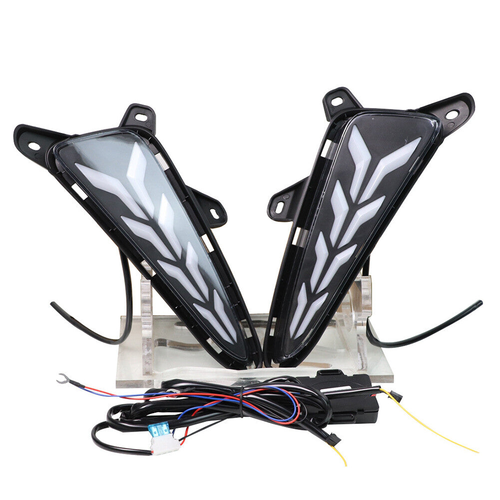 2x LED Driving Daytime Running Light DRL Fog Lamp Fit for Toyota CHR CH-R 2018 2019
