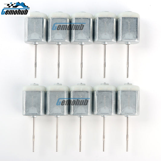 10pcs Knurl Shaft Micro Tailgate Lock Door Lock DC Motor 12000rpm