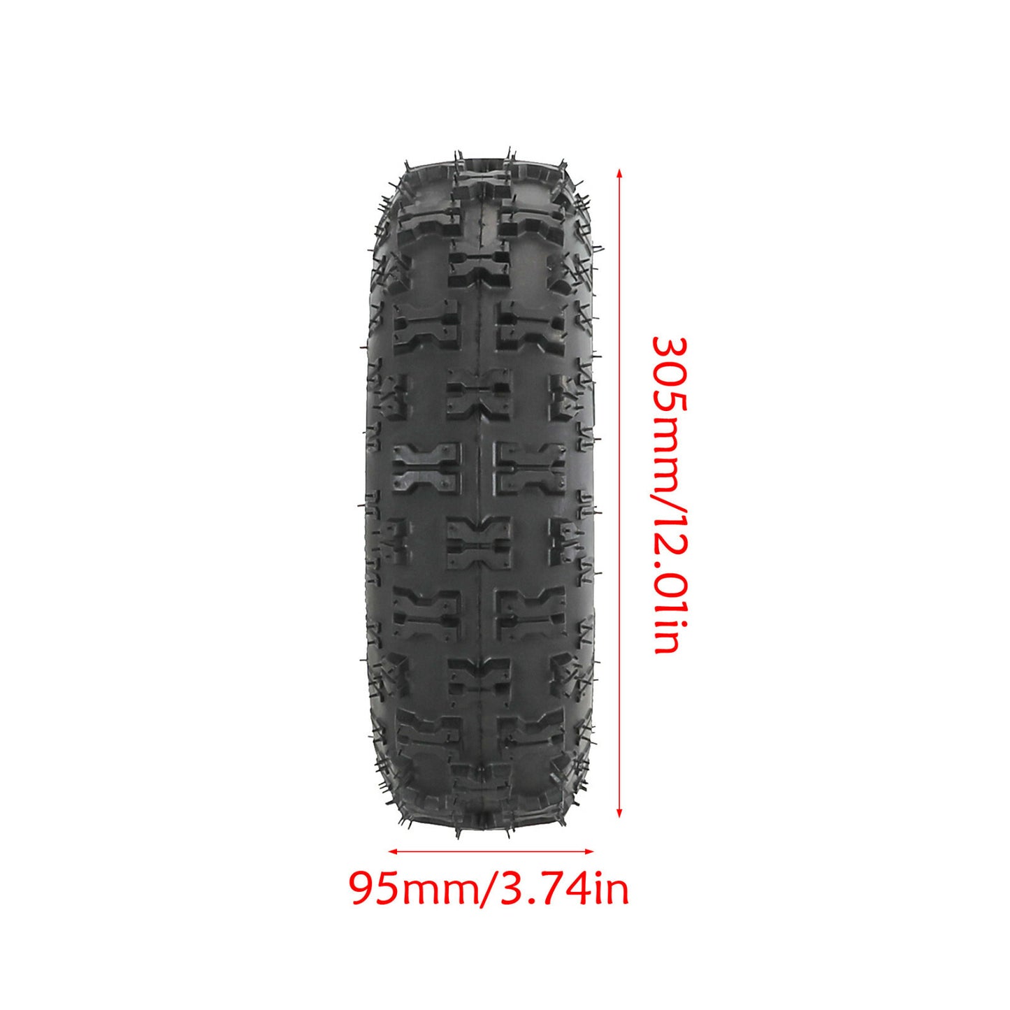 4pc 6 inch 4.10-6 Tyre Tubeless 4.10/3.50-6 Go Kart Buggy ATV Quad Scooter Razor