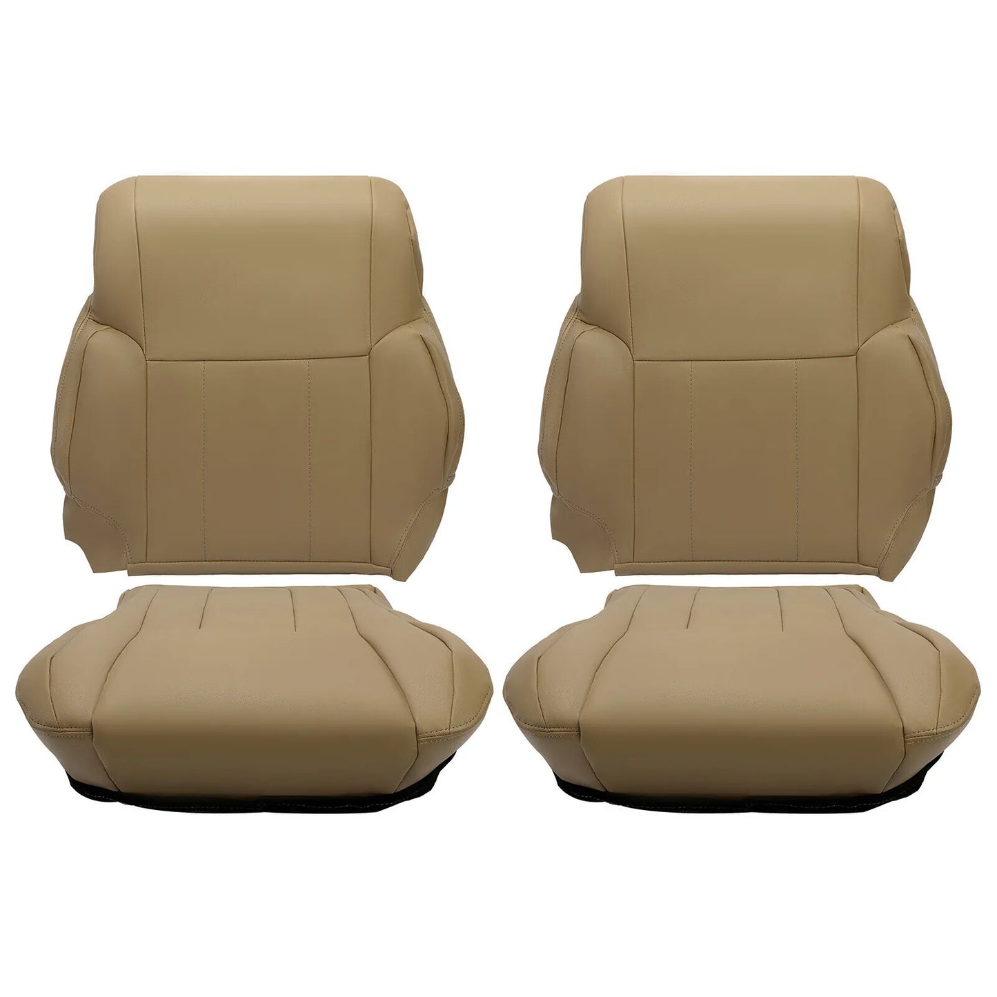 4pcs for Toyota 4Runner 1996-2002 for Seat Cover Driver Passenger for Seat Oak Tan