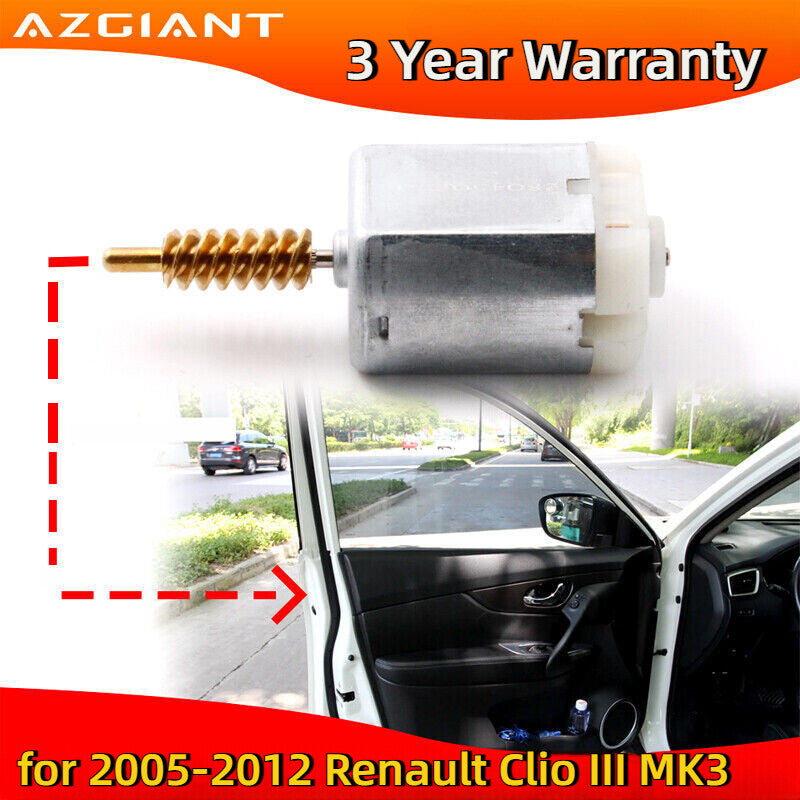 12V DC door lock actuator motor 8200300127 suitable for Renault Clio III MK3 2005-2012