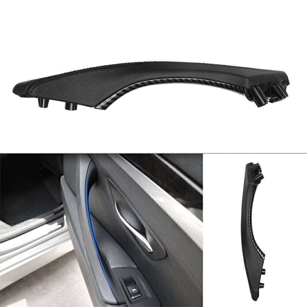 Door Trim Pull Handle Right Side Leather Set Carbon for BMW 5 series F10 F11 F18