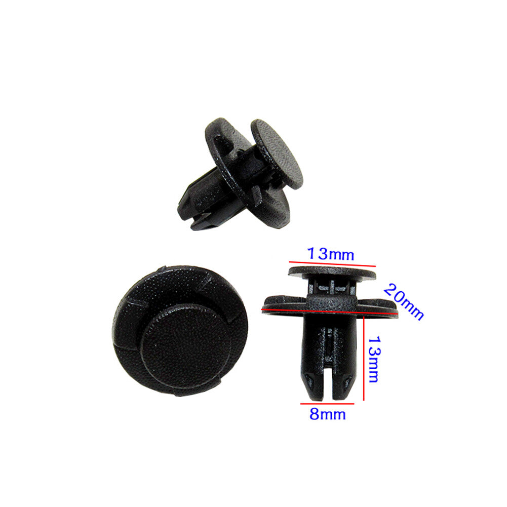 10 Car Bumper Inner Fender Mud Guard Panel Trim Clips for Nissan