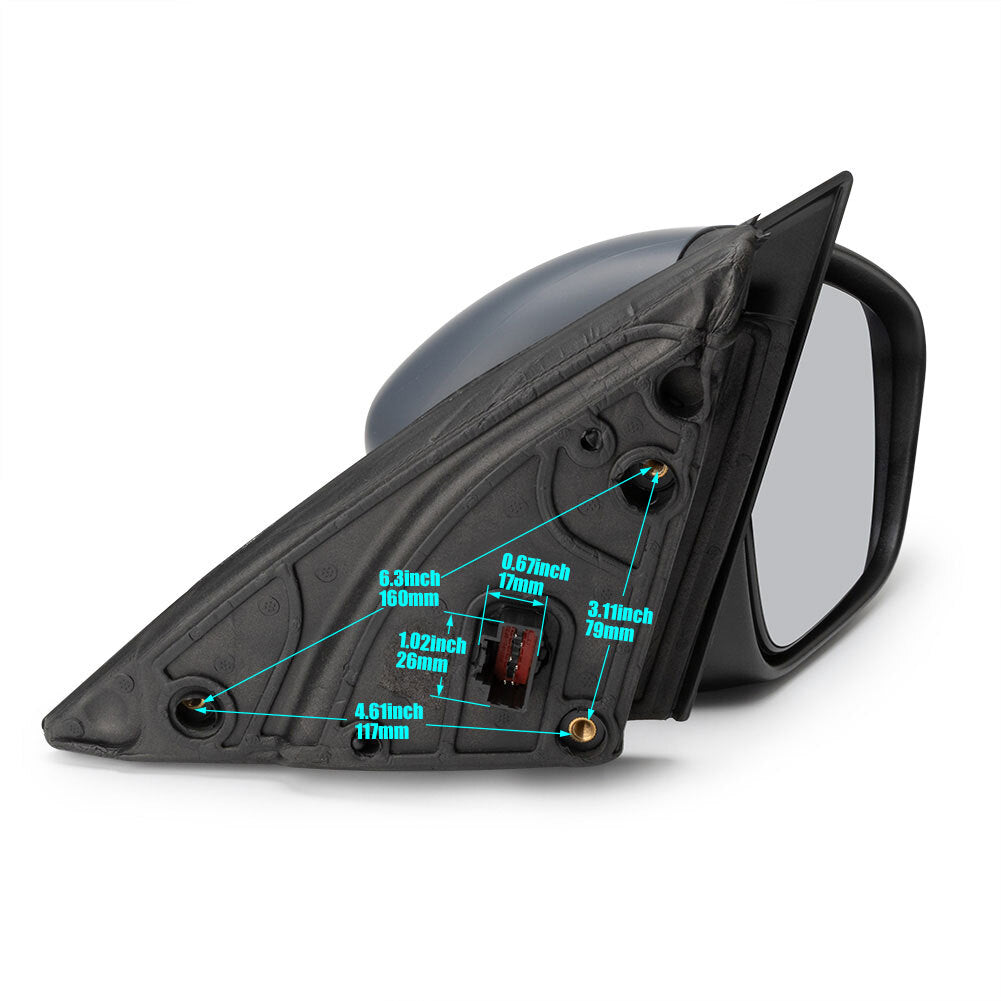 Right-side passenger mirror for Ford Escape 2020 - 2023 01 02 LJ6Z-17682-DA