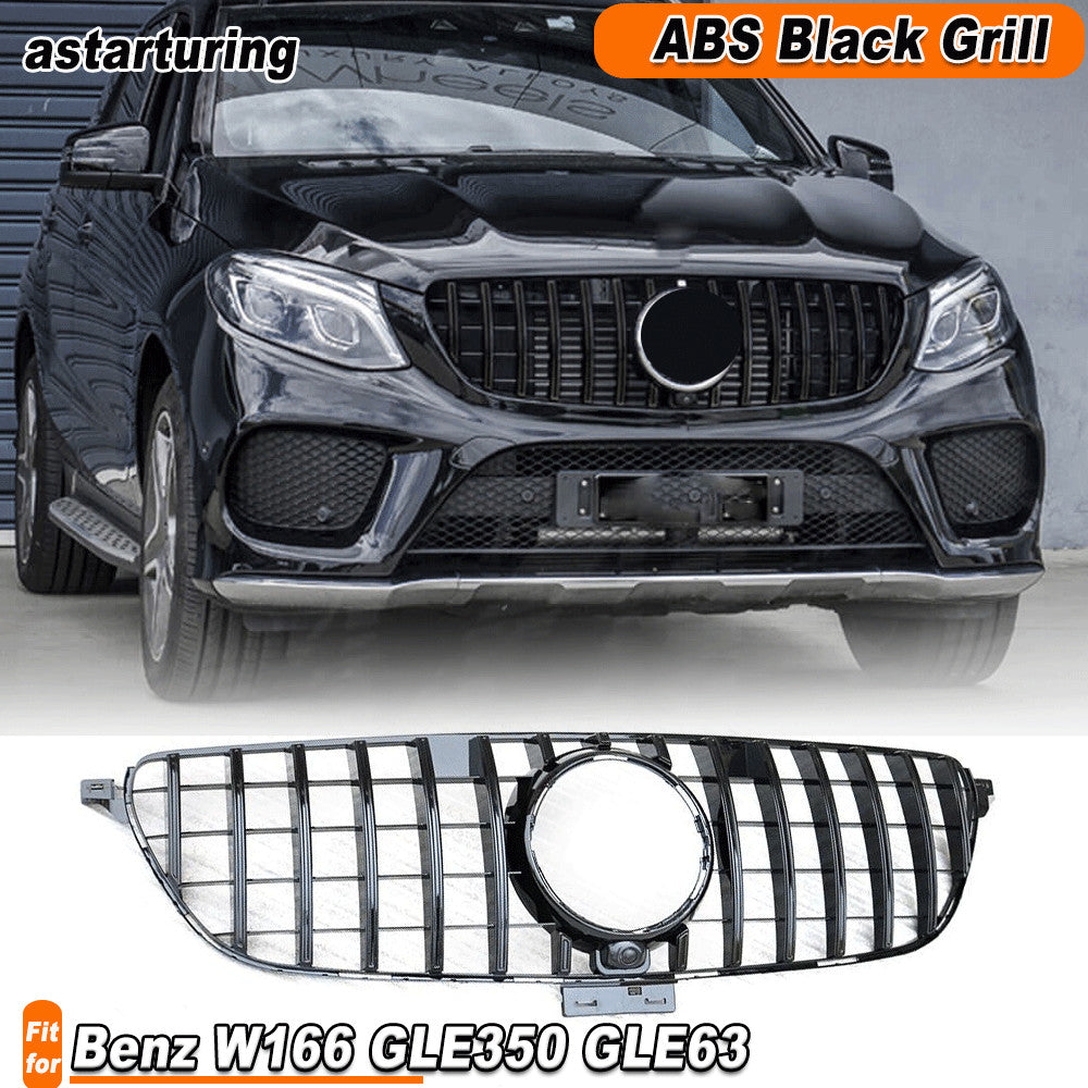 for Mercedes-Benz W166 GLE350 GLE400 GLE43 GLE63 15-18 Front Bumper Grille Grill