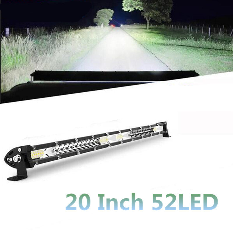 Car Fog Light Bar Headlight Waterproof Offroad Work Floodlight Driving Spot Lamp