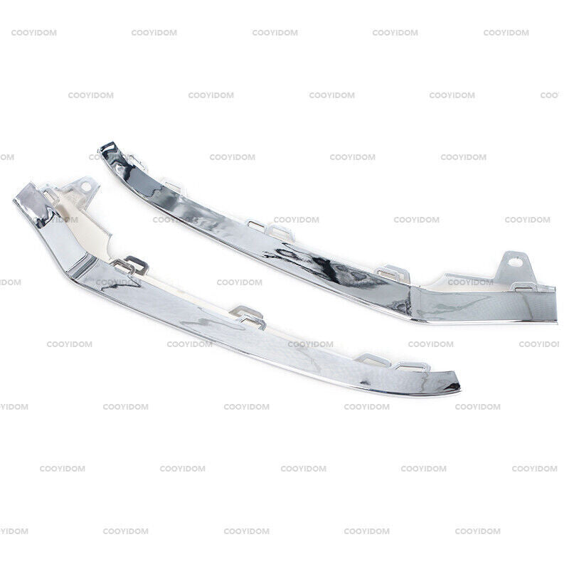 Molded dual front bumper trim for Mercedes-Benz W212 E-Class E350 2014