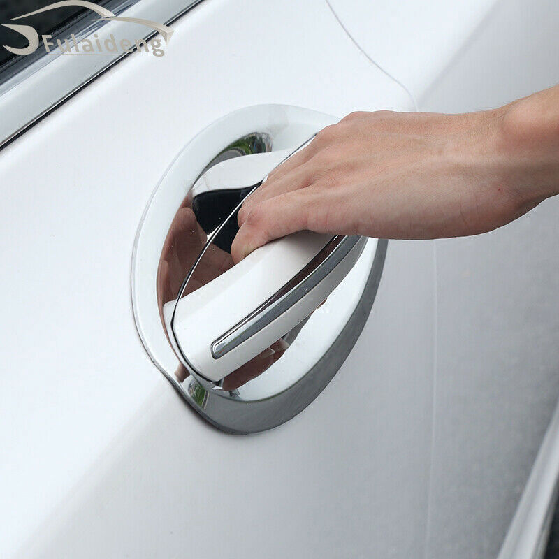 8P for Lincoln MKZ 2017-2020 Chrome External Door Handle Bowl Cover Molding Trim
