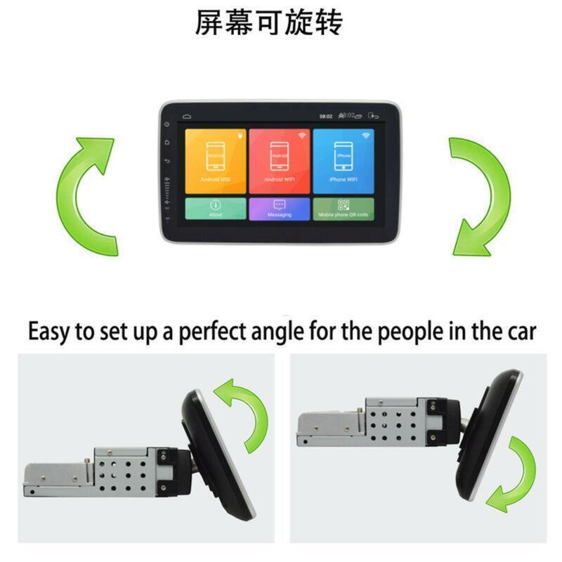 9 4G Android 8.1 Quad-core for RAM 1GB ROM 16GB Car Radio GPS Wifi Mirror Link