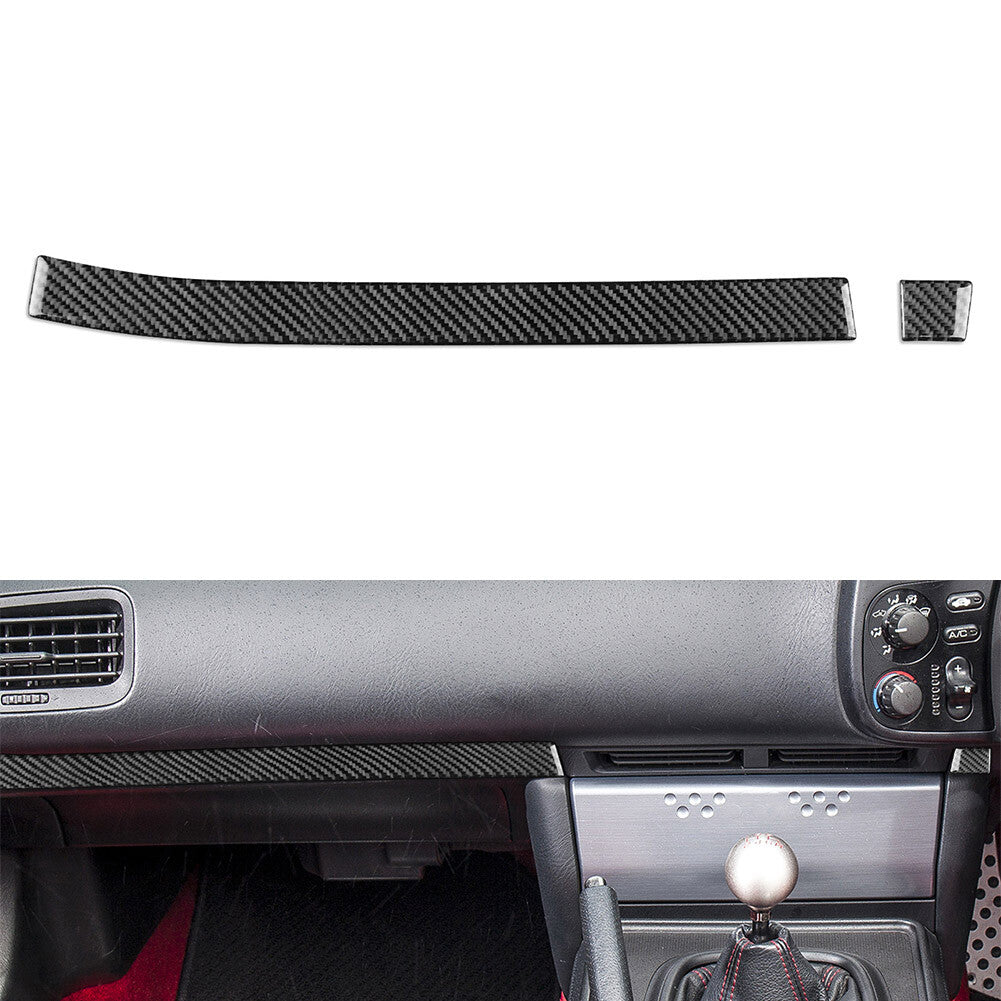 RHD Center Console Dashboard Strip Cover Trim for Honda S2000 2004-2009