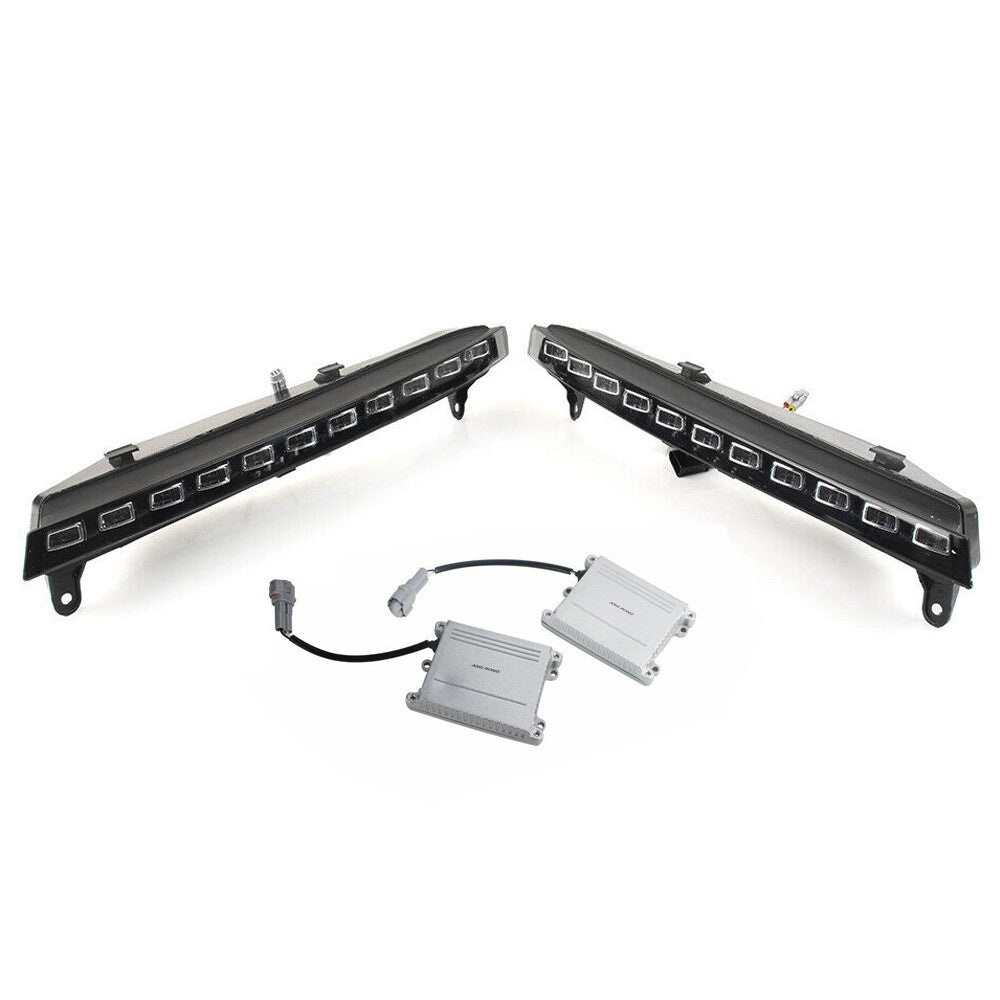 A pair of LED daytime running lights (DRL), turn signals, and fog lights are suitable for the 2007-09 for Audi Q7.