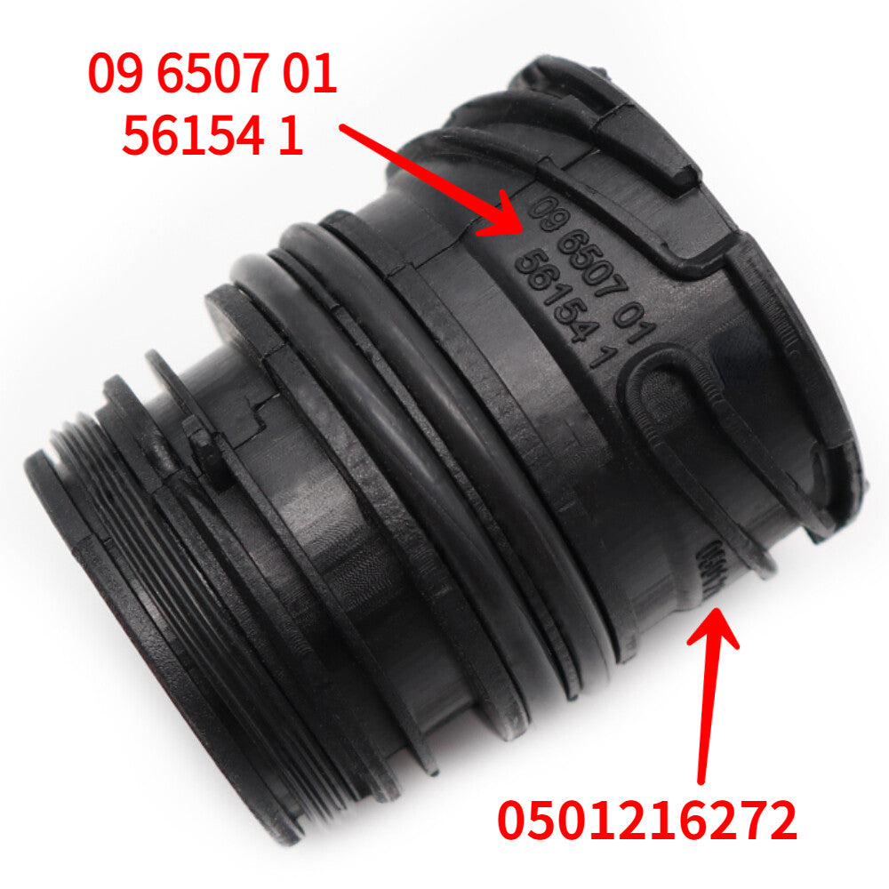 Transmission mechatronic sealing sleeve with adapter suitable for BMW E53, E60, E65, E70, E90