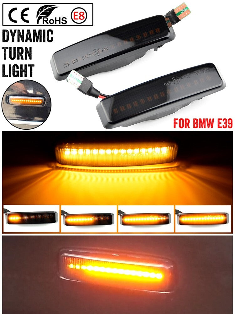 Dynamic LED Side Marker Light Turn Signal Lamp for BMW E39 Mod. Bj. 12/95 - 6/03
